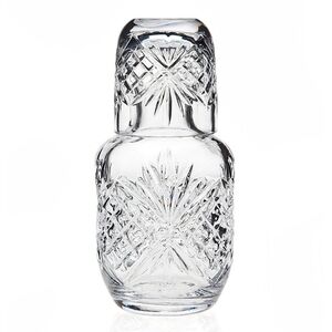 Shannon Godinger crystal carafe "Dublin" pattern  16 oz capacity - NEW in box!